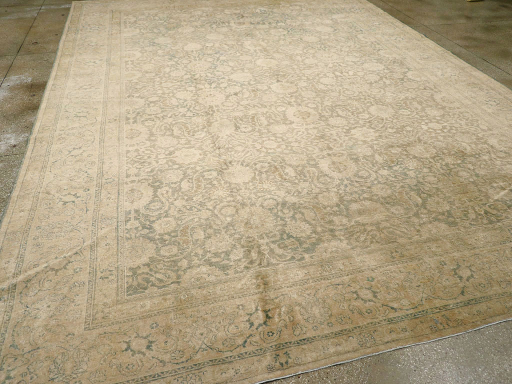 Antique Persian Tabriz Carpet, No.16413 - Galerie Shabab