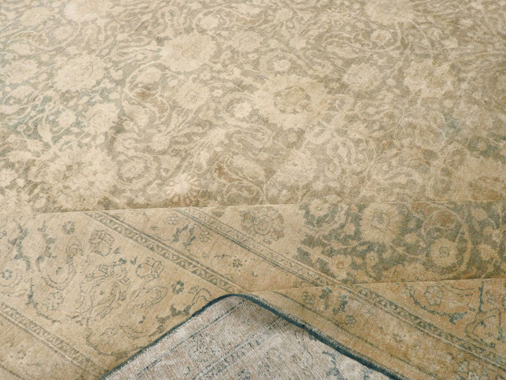 Antique Persian Tabriz Carpet, No.16413 - Galerie Shabab