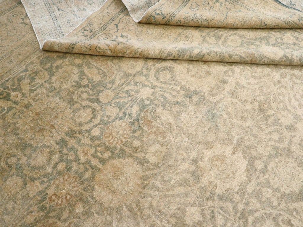 Antique Persian Tabriz Carpet, No.16413 - Galerie Shabab