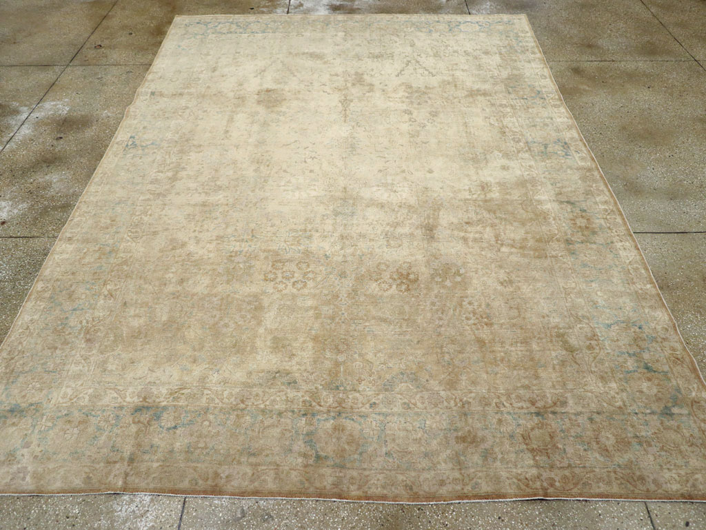 Antique Persian Tabriz Carpet, No.16417 - Galerie Shabab