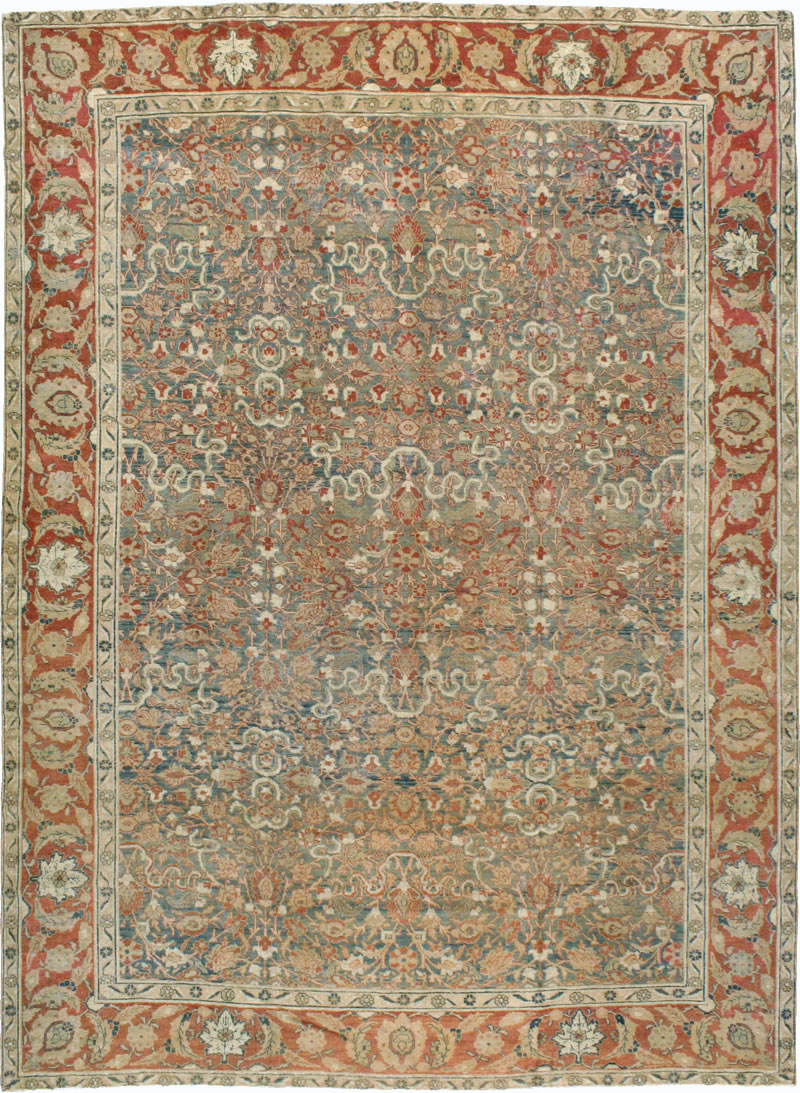 Antique Persian Tabriz Carpet, No.16421 - Galerie Shabab
