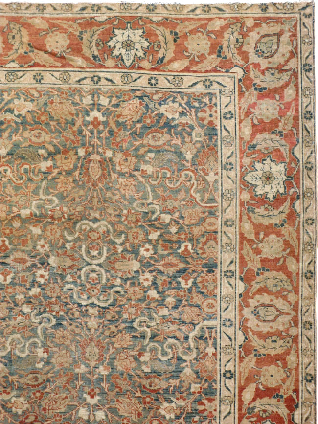 Antique Persian Tabriz Carpet, No.16421 - Galerie Shabab