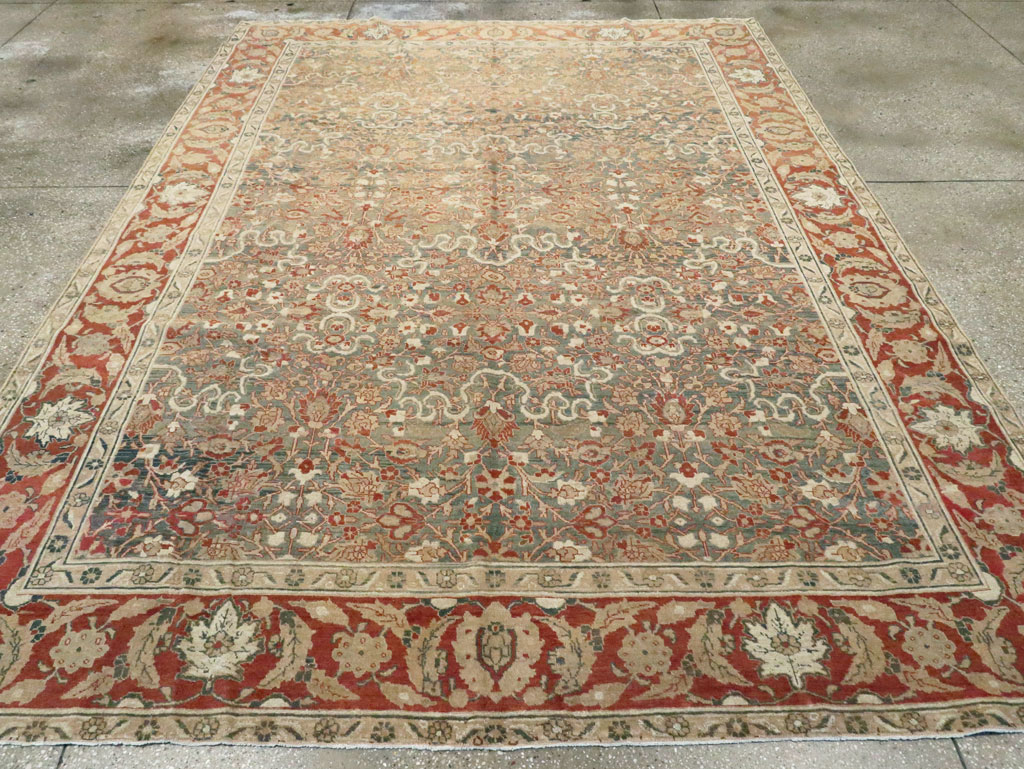 Antique Persian Tabriz Carpet, No.16421 - Galerie Shabab