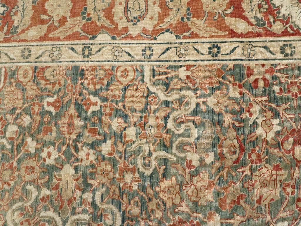 Antique Persian Tabriz Carpet, No.16421 - Galerie Shabab
