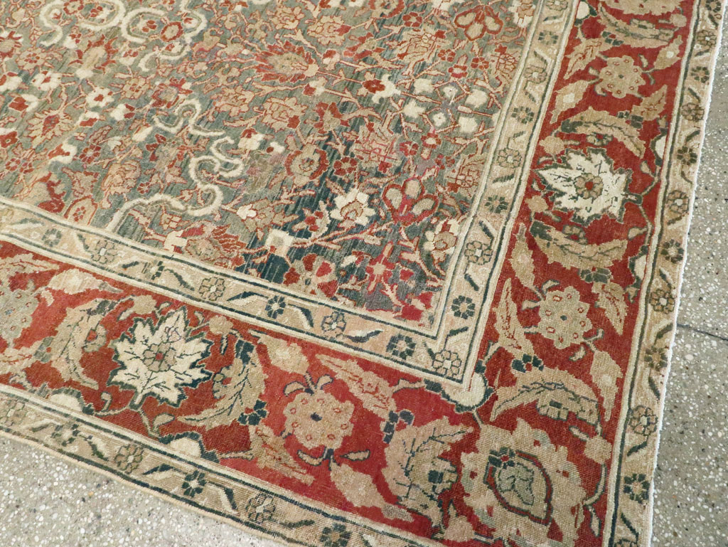 Antique Persian Tabriz Carpet, No.16421 - Galerie Shabab