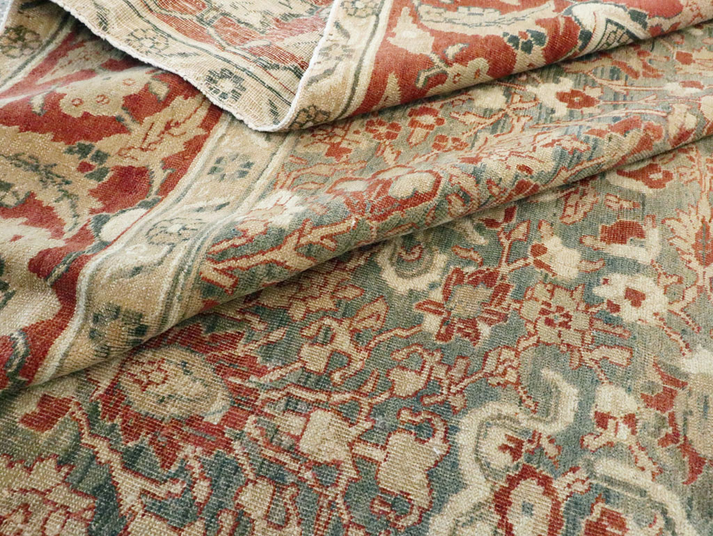 Antique Persian Tabriz Carpet, No.16421 - Galerie Shabab