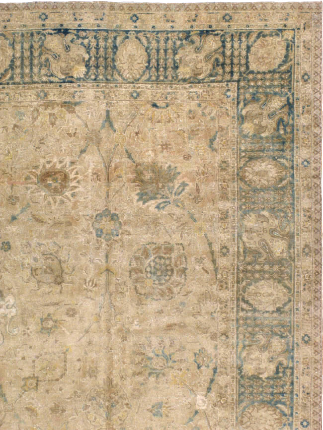 Antique Persian Tabriz Carpet, No.16425 - Galerie Shabab