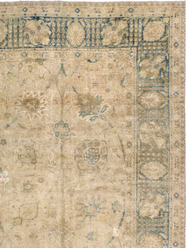 Antique Persian Tabriz Carpet, No.16425 - Galerie Shabab