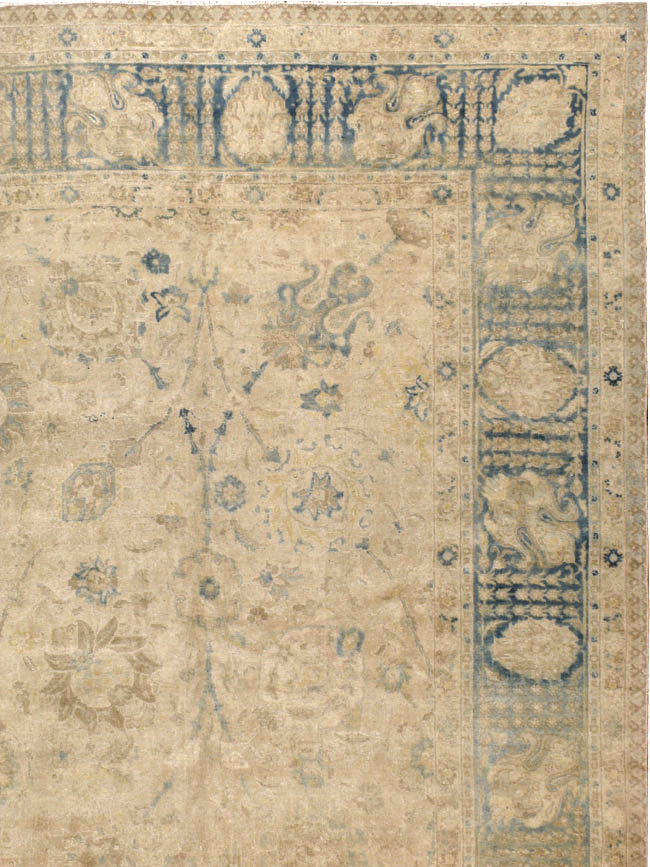 Antique Persian Tabriz Carpet, No.16425 - Galerie Shabab
