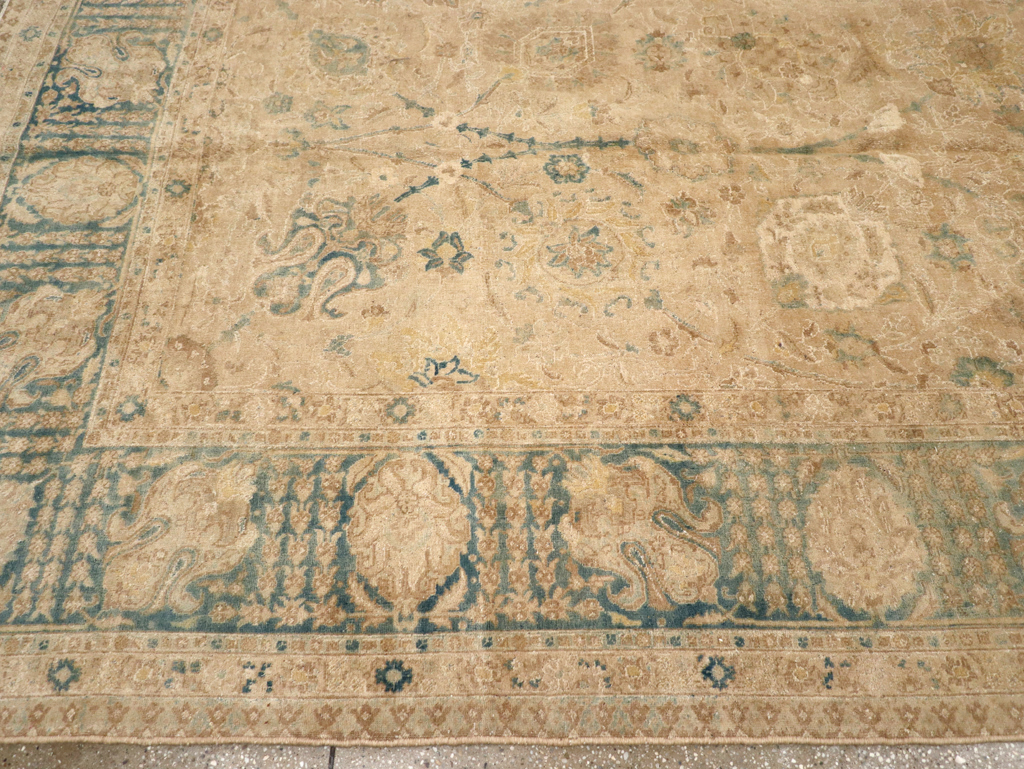 Antique Persian Tabriz Carpet, No.16425 - Galerie Shabab