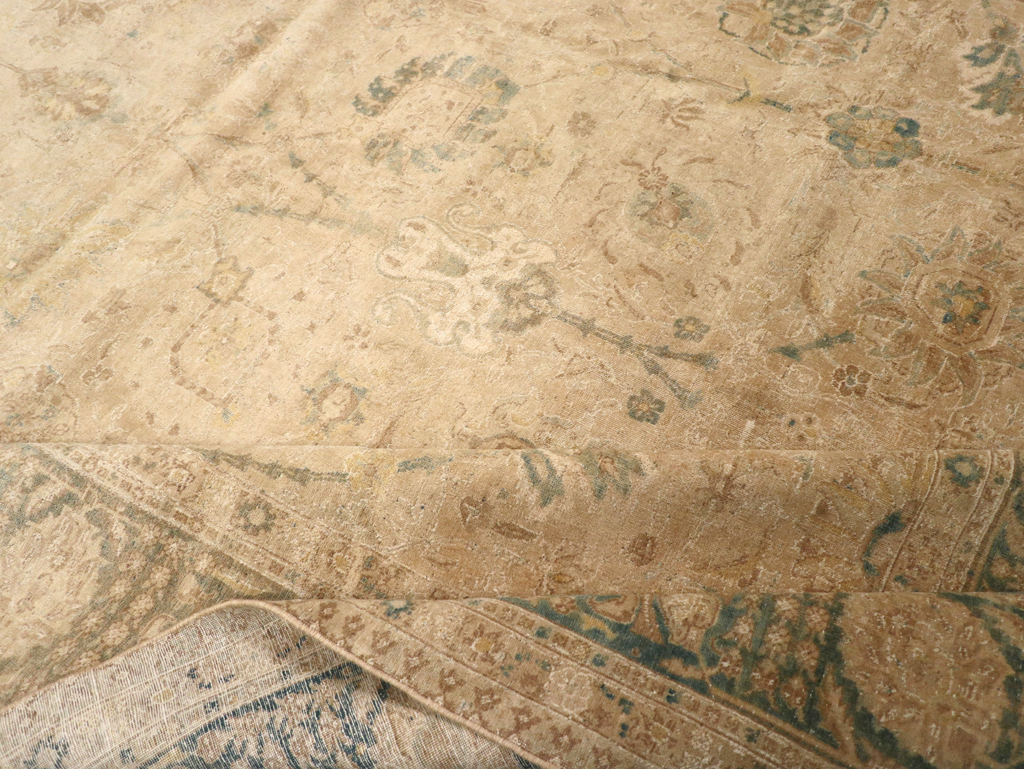 Antique Persian Tabriz Carpet, No.16425 - Galerie Shabab