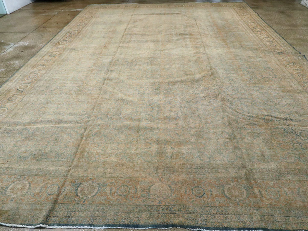 Antique Persian Tabriz Carpet, No.16429 - Galerie Shabab