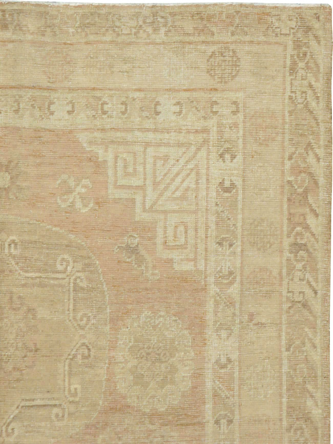 Vintage East Turkestan Khotan Rug, No.16438 - Galerie Shabab