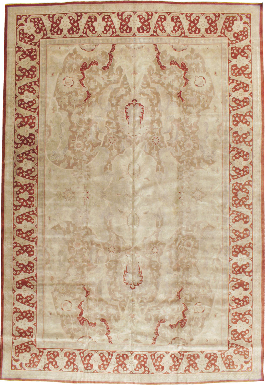 Antique Persian Tabriz Carpet, No.16452 - Galerie Shabab