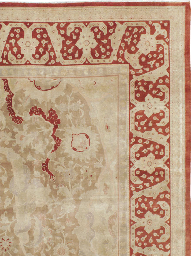 Antique Persian Tabriz Carpet, No.16452 - Galerie Shabab