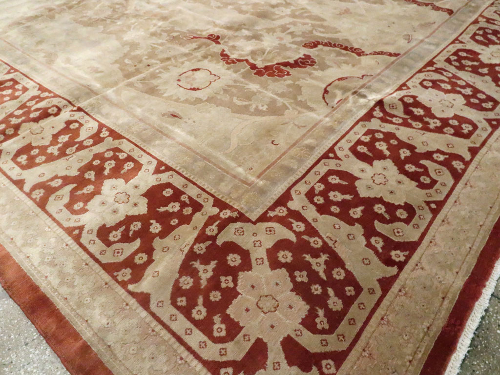 Antique Persian Tabriz Carpet, No.16452 - Galerie Shabab