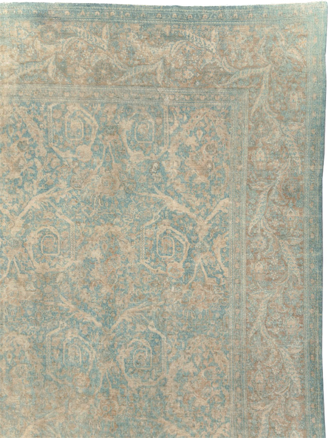Antique Persian Tabriz Large Room Size Carpet, No.16453 - Galerie Shabab