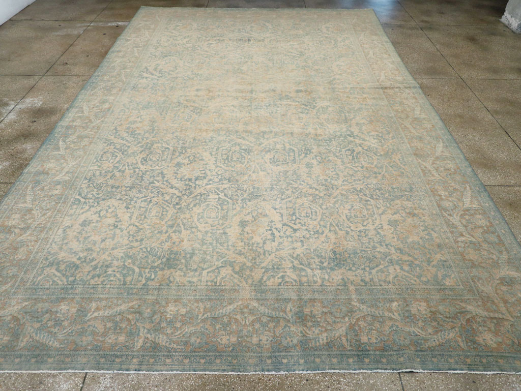 Antique Persian Tabriz Large Room Size Carpet, No.16453 - Galerie Shabab