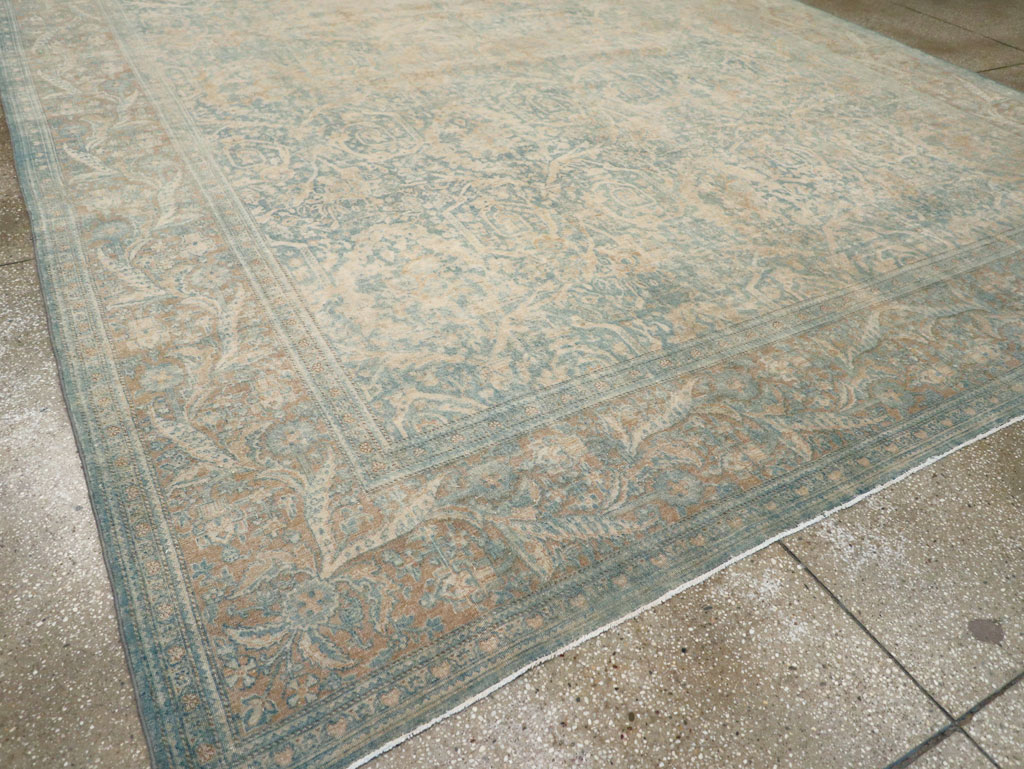 Antique Persian Tabriz Large Room Size Carpet, No.16453 - Galerie Shabab