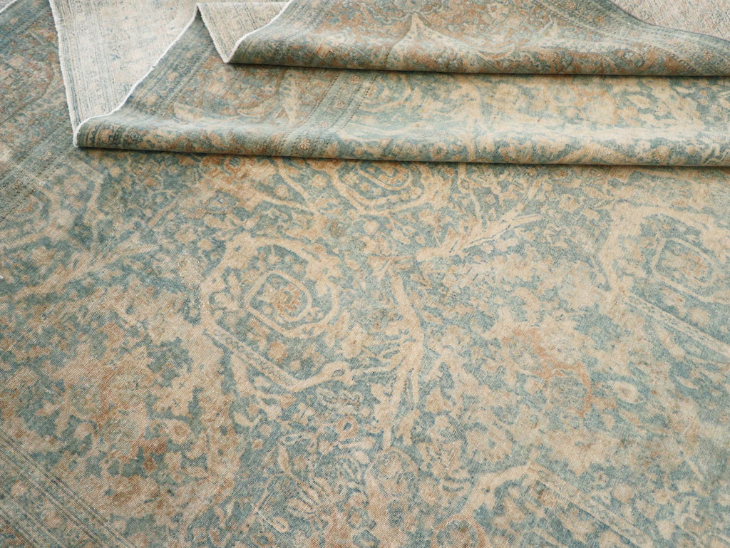 Antique Persian Tabriz Large Room Size Carpet, No.16453 - Galerie Shabab