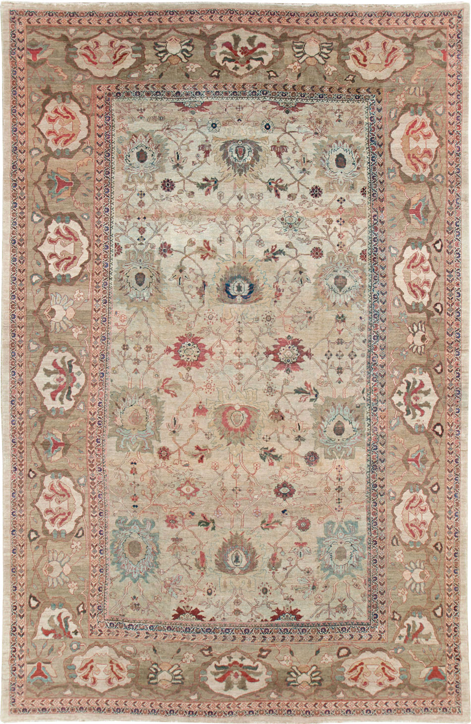 Antique Persian Mahal Carpet, No.16454 - Galerie Shabab