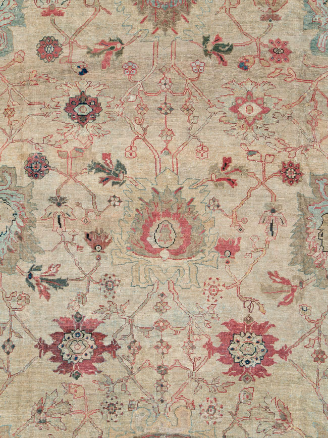 Antique Persian Mahal Carpet, No.16454 - Galerie Shabab