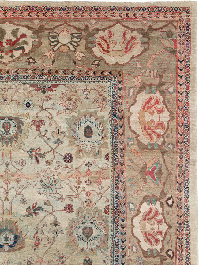 Antique Persian Mahal Carpet, No.16454 - Galerie Shabab