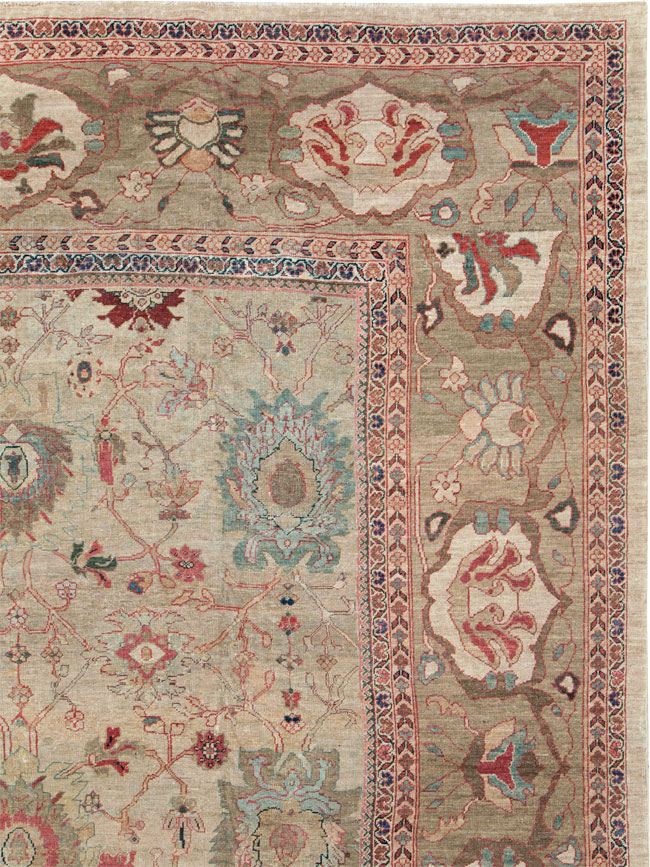 Antique Persian Mahal Carpet, No.16454 - Galerie Shabab