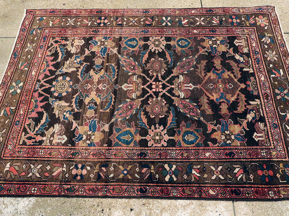 Antique Persian Bidjar Rug (Pair: 1 of 2), No.16465 - Galerie Shabab