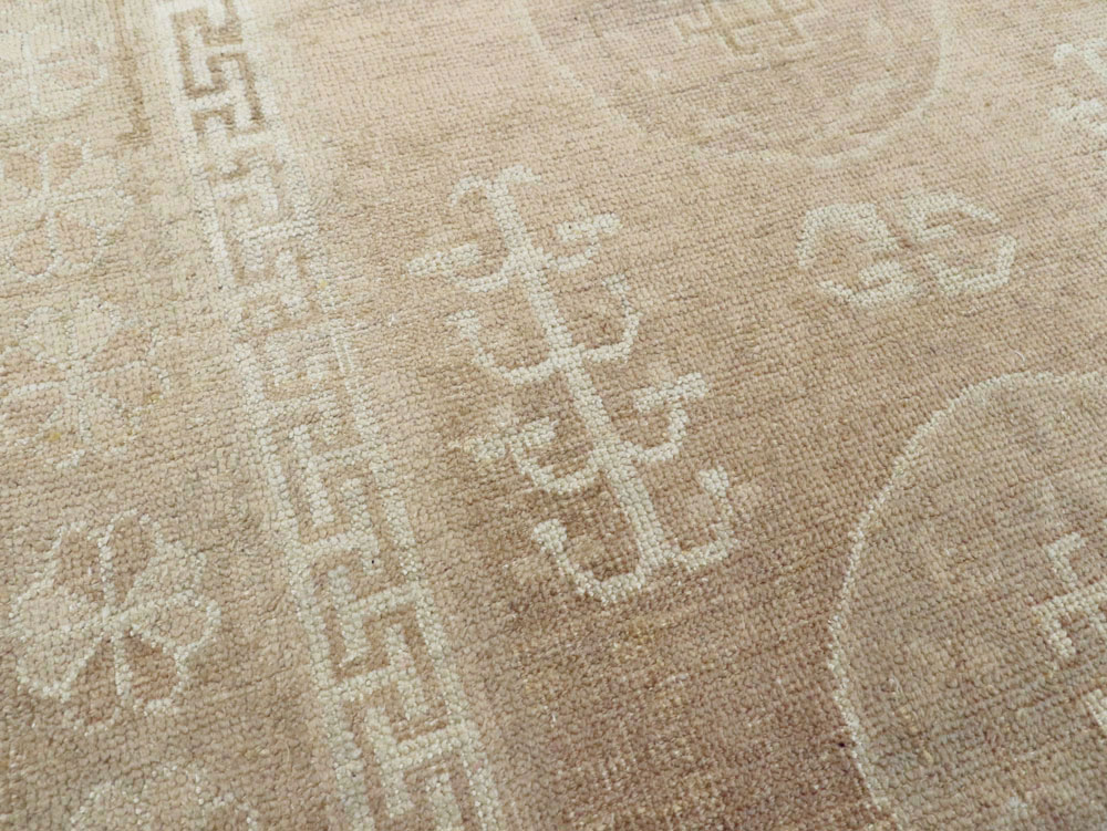Vintage East Turkestan Khotan Rug, No.16480 - Galerie Shabab