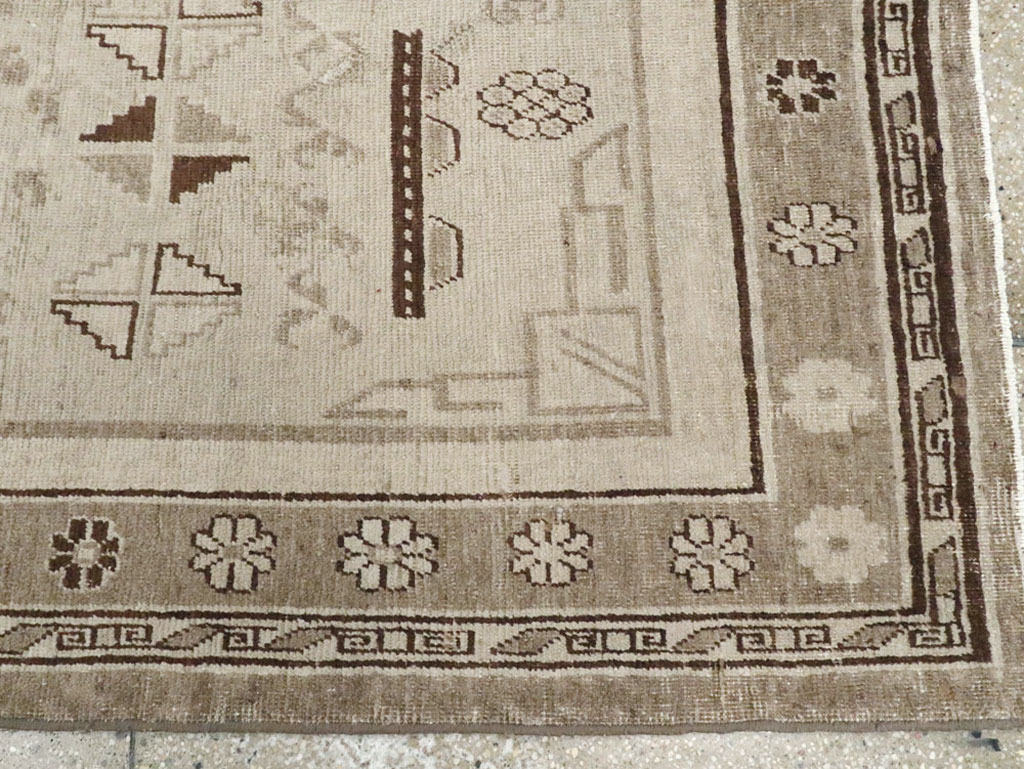 Vintage East Turkestan Khotan Rug, No.16482 - Galerie Shabab