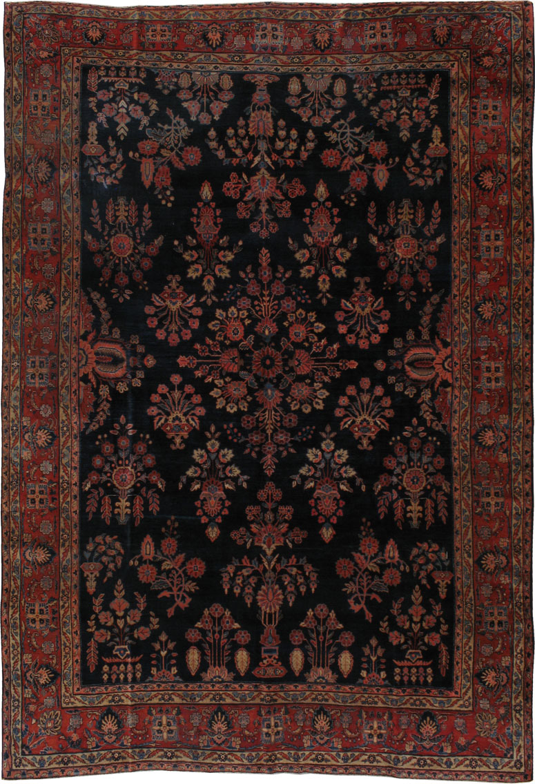 Antique Sarouk Carpet, No.16489 - Galerie Shabab