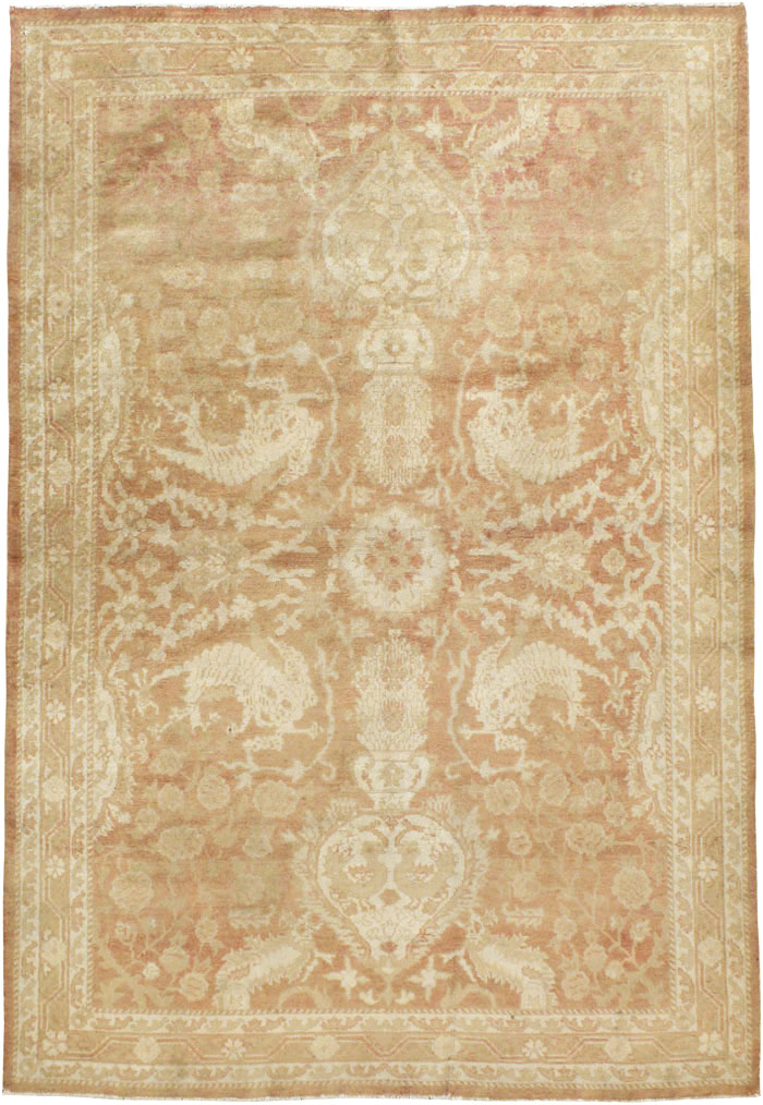 Antique Indian Agra Rug, No.16502 - Galerie Shabab