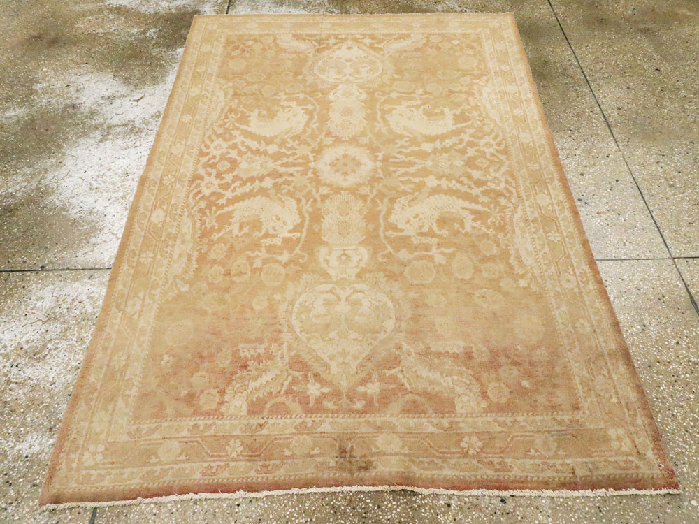 Antique Indian Agra Rug, No.16502 - Galerie Shabab