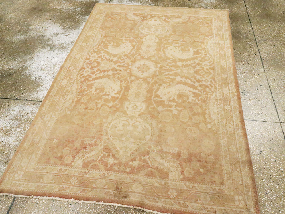 Antique Indian Agra Rug, No.16502 - Galerie Shabab