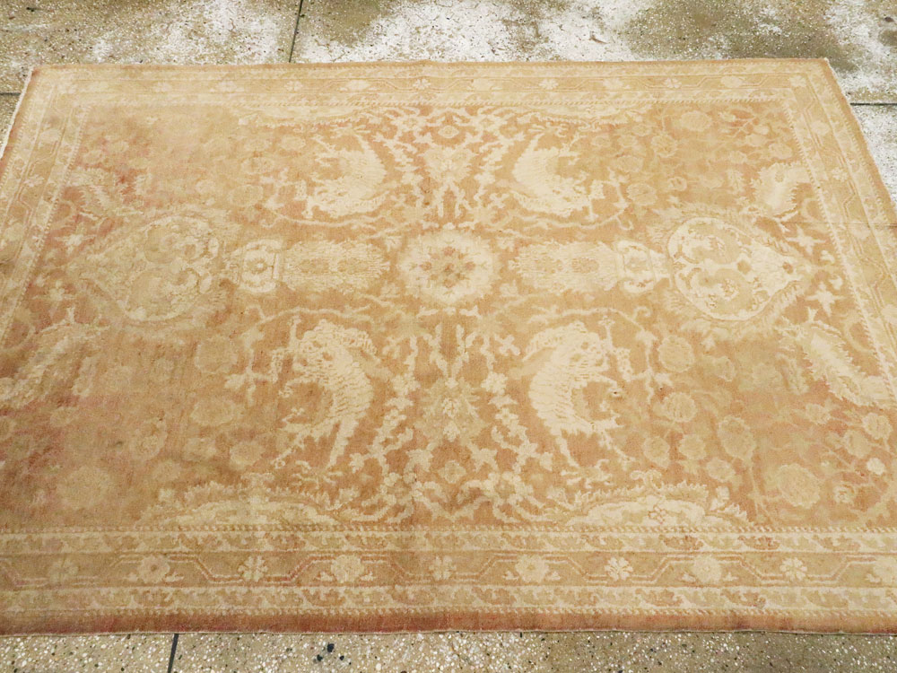 Antique Indian Agra Rug, No.16502 - Galerie Shabab