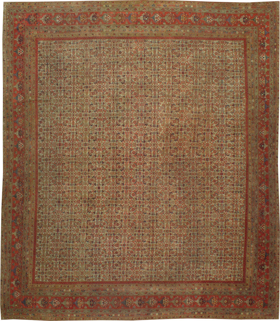 Antique Mahal Rug, No.16509 - Galerie Shabab