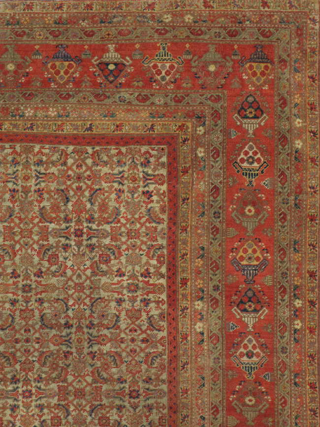 Antique Mahal Rug, No.16509 - Galerie Shabab