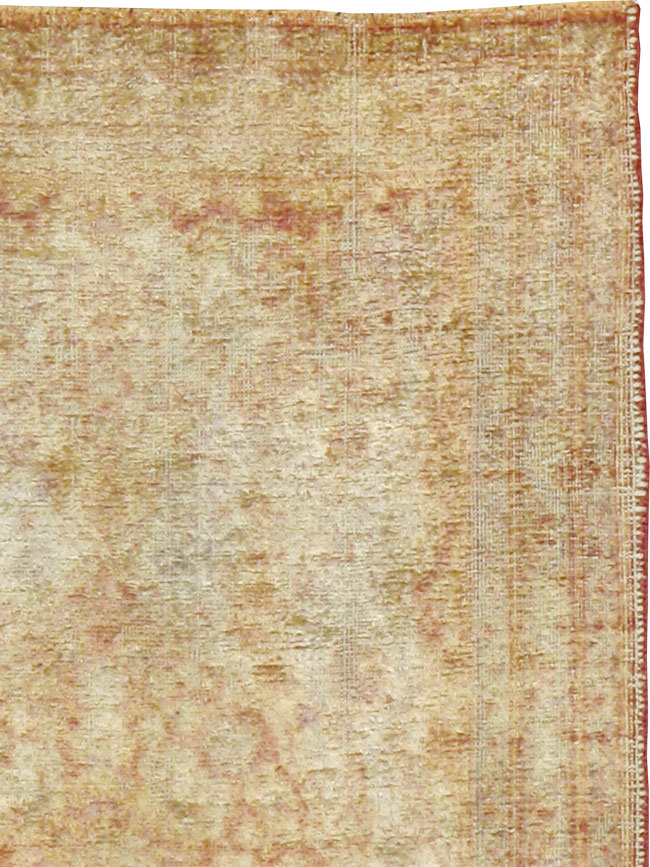 Antique Persian Tabriz Silk Rug, No.16513 - Galerie Shabab