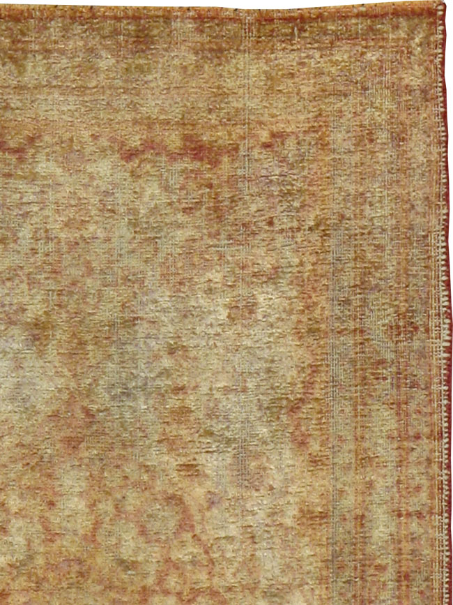 Antique Persian Tabriz Silk Rug, No.16513 - Galerie Shabab