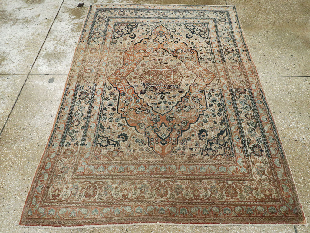 Antique Persian Tabriz Hagi Jalili, No.16517 - Galerie Shabab