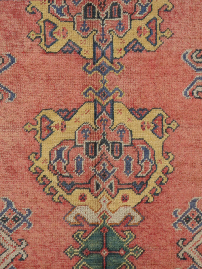 Antique Oushak Square Rug, No.16523 - Galerie Shabab