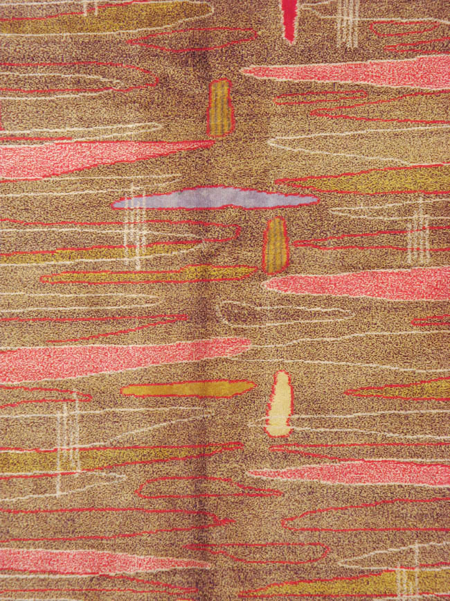 Vintage Turkish Art Deco Style Carpet, No.16525 - Galerie Shabab