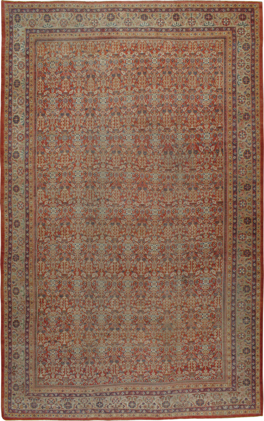 Antique Persian Mahal Carpet, No.16531 - Galerie Shabab
