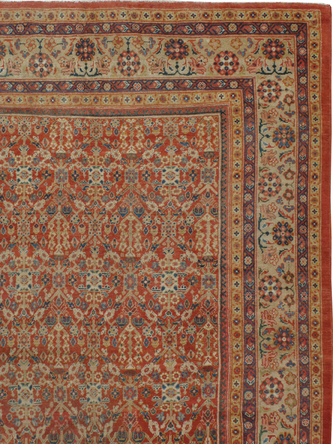 Antique Persian Mahal Carpet, No.16531 - Galerie Shabab