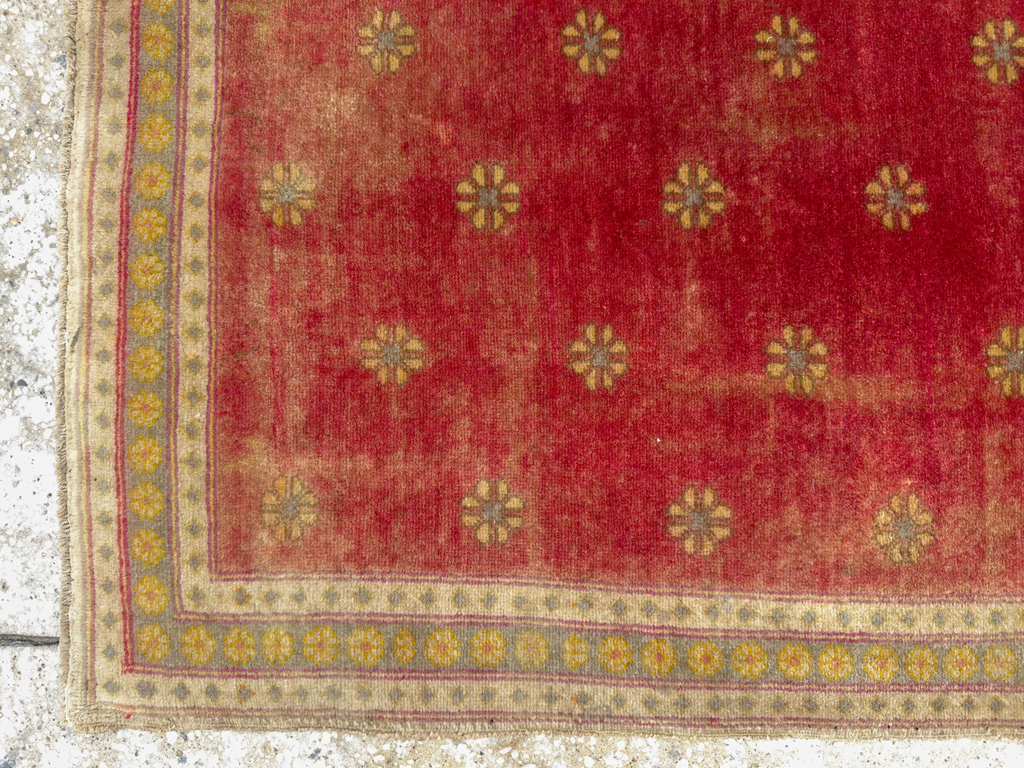 Antique Turkish Sivas Square Throw Rug, No.16541 - Galerie Shabab