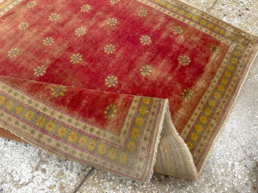 Antique Turkish Sivas Square Throw Rug, No.16541 - Galerie Shabab