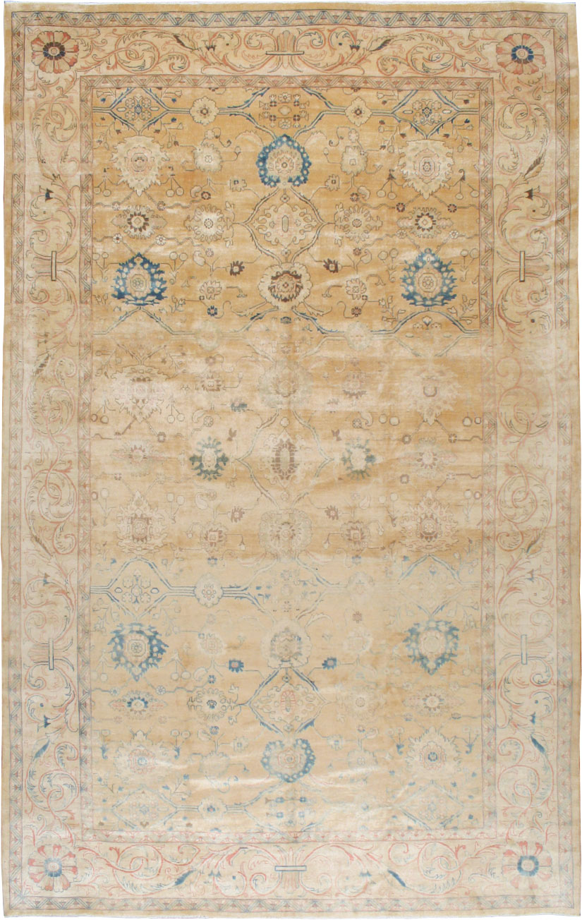 Vintage Persian Mahal Carpet, No.16553 - Galerie Shabab