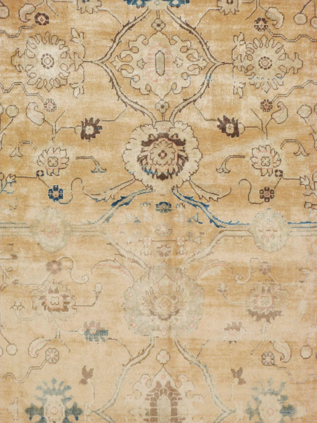Vintage Persian Mahal Carpet, No.16553 - Galerie Shabab