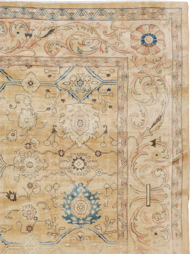 Vintage Persian Mahal Carpet, No.16553 - Galerie Shabab